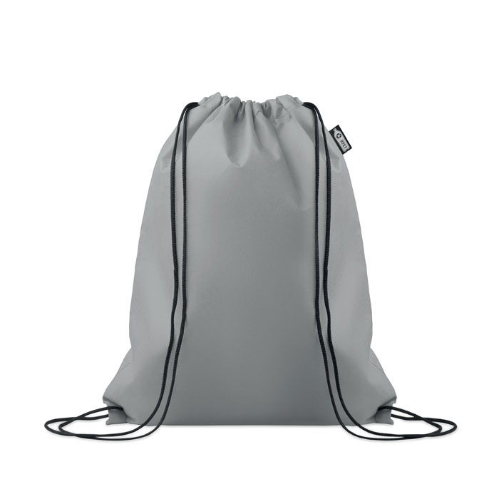 Sac souple à cordons RPET 80 g/m² publicitaire Daffy Gris
