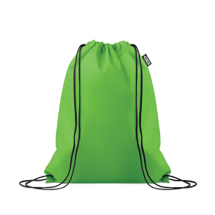 Sac souple à cordons RPET 80 g/m² publicitaire Daffy lime