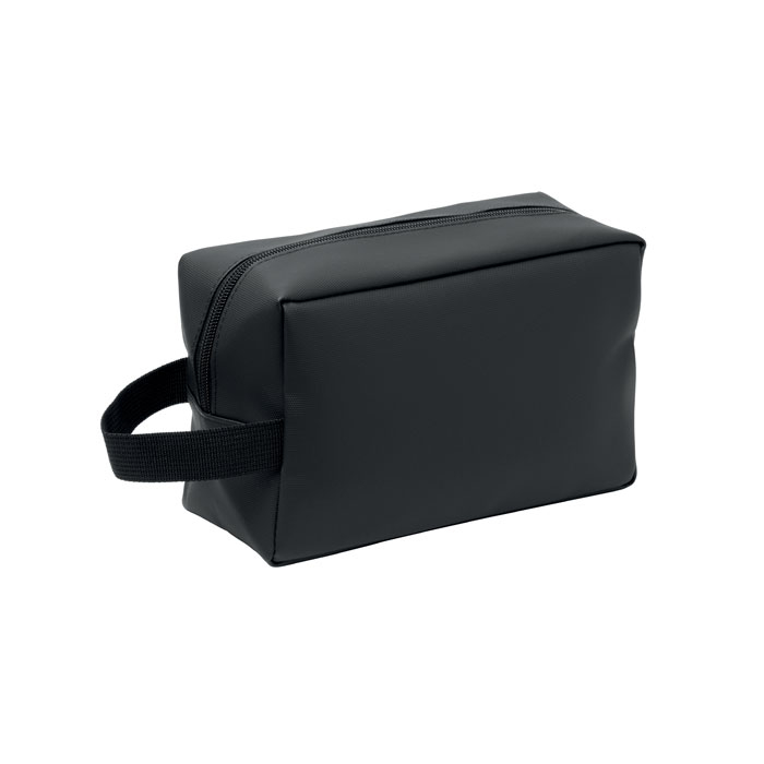 Trousse toilette RPET 600D personnalisée Doppkit Noir