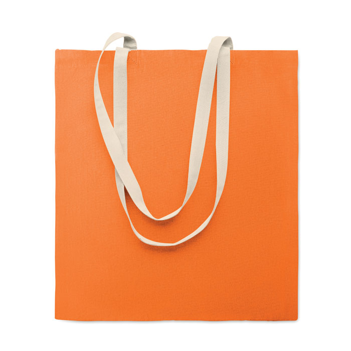 Tote bag en coton 140 g/m² promotionnel Zevra Colour Orange