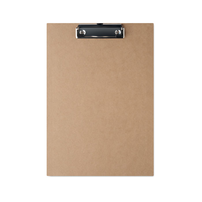Porte-documents publicitaire A4 en carton avec pince Clipa Beige