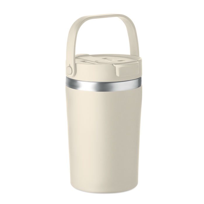 Mug isotherme recyclé promotionnel 350 ml Cozycup Beige