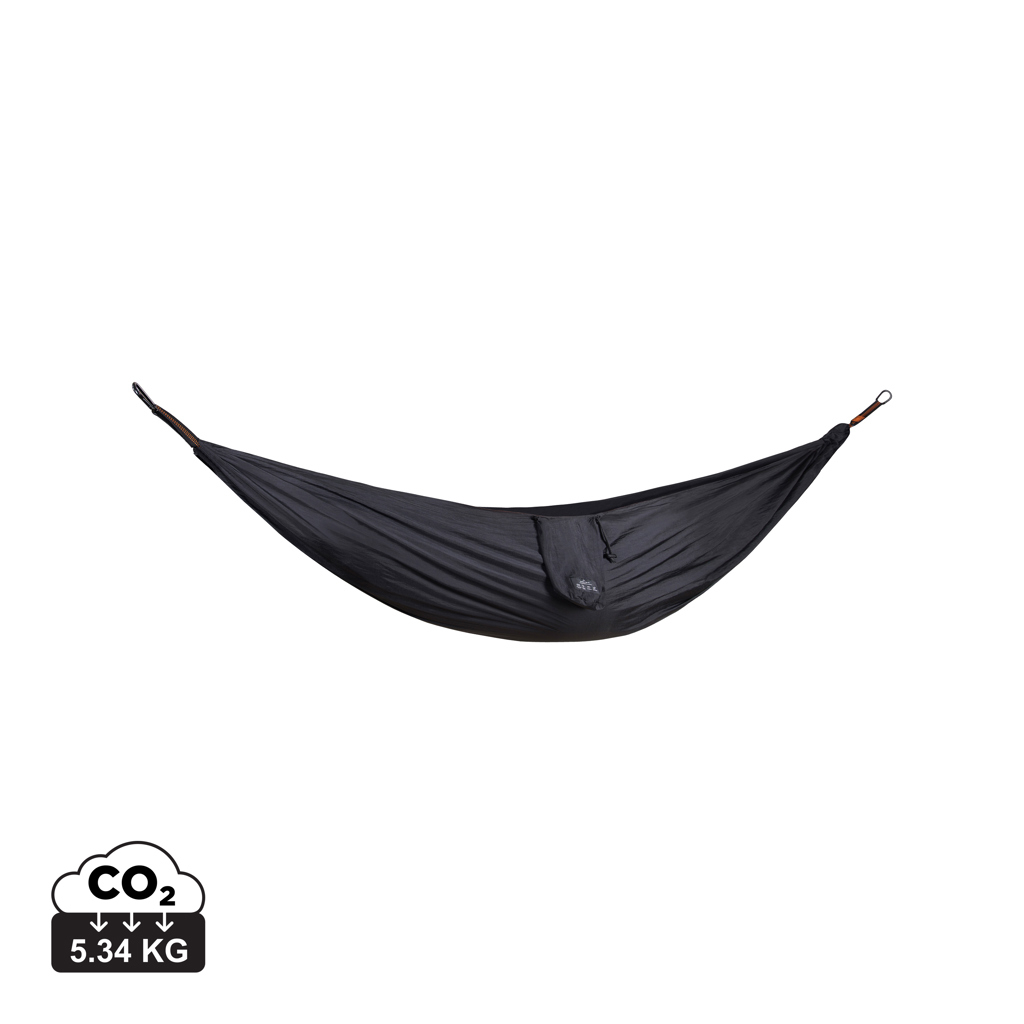 Hamac nylon GRS avec sangles à personnaliser Noir