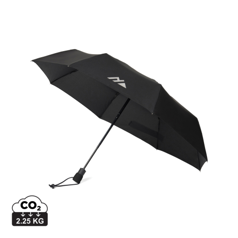 Parapluie tempête 23" rPET publicitaire ouverture auto
