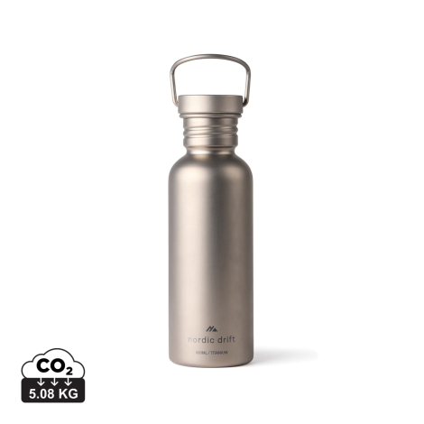 Gourde personnalisée 600 ml en titane