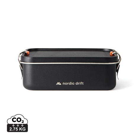 Boîte repas personnalisable 1,2 L en acier recyclé