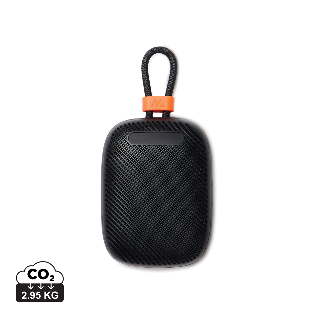 Enceinte personnalisable 5 W IP67 avec boucle de transport Noir