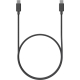 Câble USB-C présenté en vue complète enroulée, sans marquage visible.