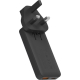 Adaptateur secteur fixé sur le chargeur, présenté en vue inclinée, sans marquage visible.