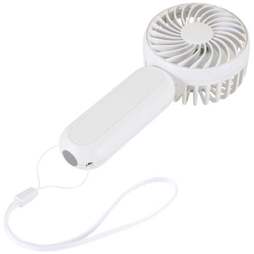 Mini ventilateur à personnaliser plastique recyclé Aervia Blanc