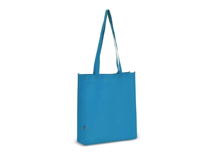 Sac cabas promotionnel rPET non tissé 75g Bleu