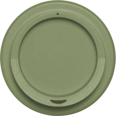 Vue du couvercle seul en position supérieure, de couleur verte, sans personnalisation apparente.