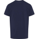 T-shirt unisexe bleu marine à manches courtes présenté de dos, sans personnalisation apparente.