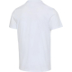 T-shirt unisexe blanc à manches courtes présenté de dos, sans marquage visible.