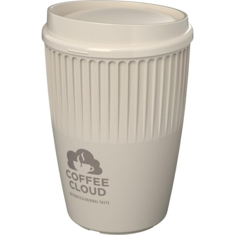 Mug promotionnel 350 ml avec relief texturé Cirrus