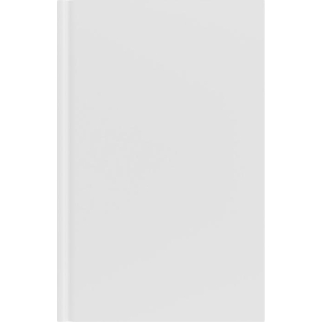 Vue de profil d’un carnet A5 montrant la tranche et la couverture rigide, sans personnalisation apparente.