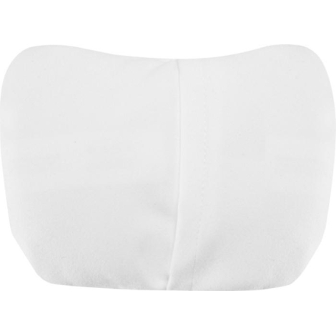 Vue du dessous d’un repose-poignets pour souris avec surface unie et finition lisse, sans marquage visible.