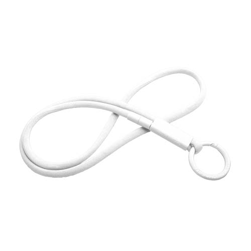Tour de cou promotionnel en plastique recyclé Tubyard Blanc