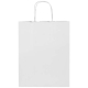 Sac cadeau publicitaire en papier kraft torsadé