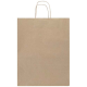 Sac cadeau publicitaire en papier kraft torsadé