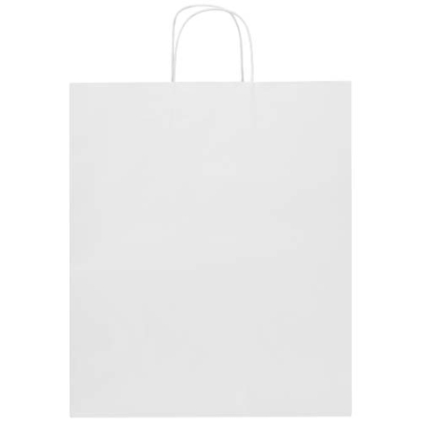 Sac kraft publicitaire à large soufflet 32 × 39 cm