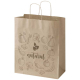 Sac kraft publicitaire à large soufflet 32 × 39 cm