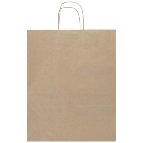 Sac kraft publicitaire à large soufflet 32 × 39 cm