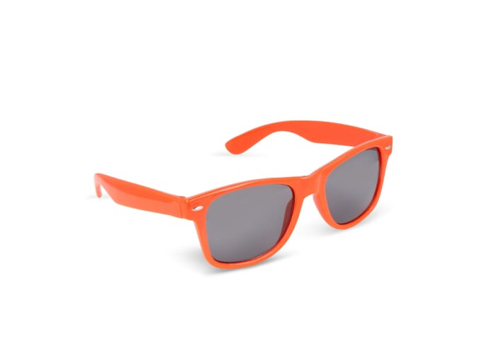 Lunettes soleil RPC UV400 à personnaliser Justin Orange