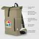 Sac à dos imperméable recyclé personnalisable 15" Malmö Sac à dos imperméable recyclé personnalisable 15" Malmö