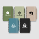 Carnet spirale avec stylo personnalisable - Höga Repreve®