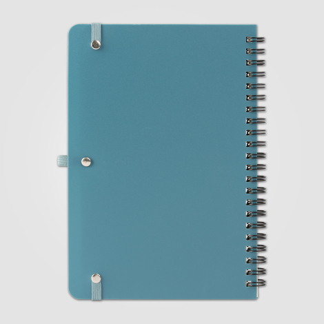 Carnet spirale avec stylo personnalisable - Höga Repreve®