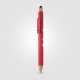 Stylo à bille en plastique recyclé avec stylet Nora Stylo à bille en plastique recyclé avec stylet Nora