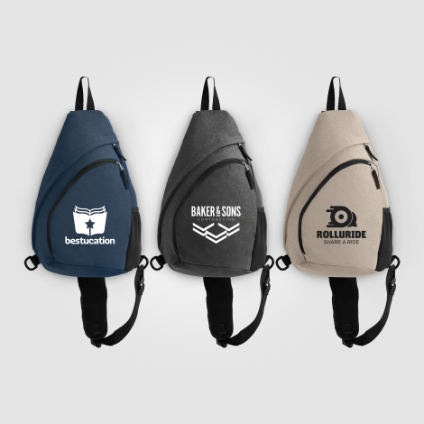 Sac bandoulière en nylon rPET 15 L personnalisable Helsinki