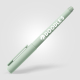 Stylo gel en plastique recyclé finition soft-touch personnalisable Aeris Stylo gel en plastique recyclé finition soft-touch personnalisable Aeris