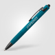 Stylo à bille stylet en aluminium recyclé finition gunmetal personnalisable Saga Stylo à bille stylet en aluminium recyclé finition gunmetal personnalisable Saga