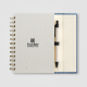 Carnet spirale B6 papier avec stylo Halden