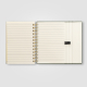 Carnet spirale B6 papier avec stylo Halden
