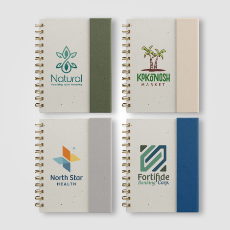 Carnet spirale B6 papier avec stylo Halden