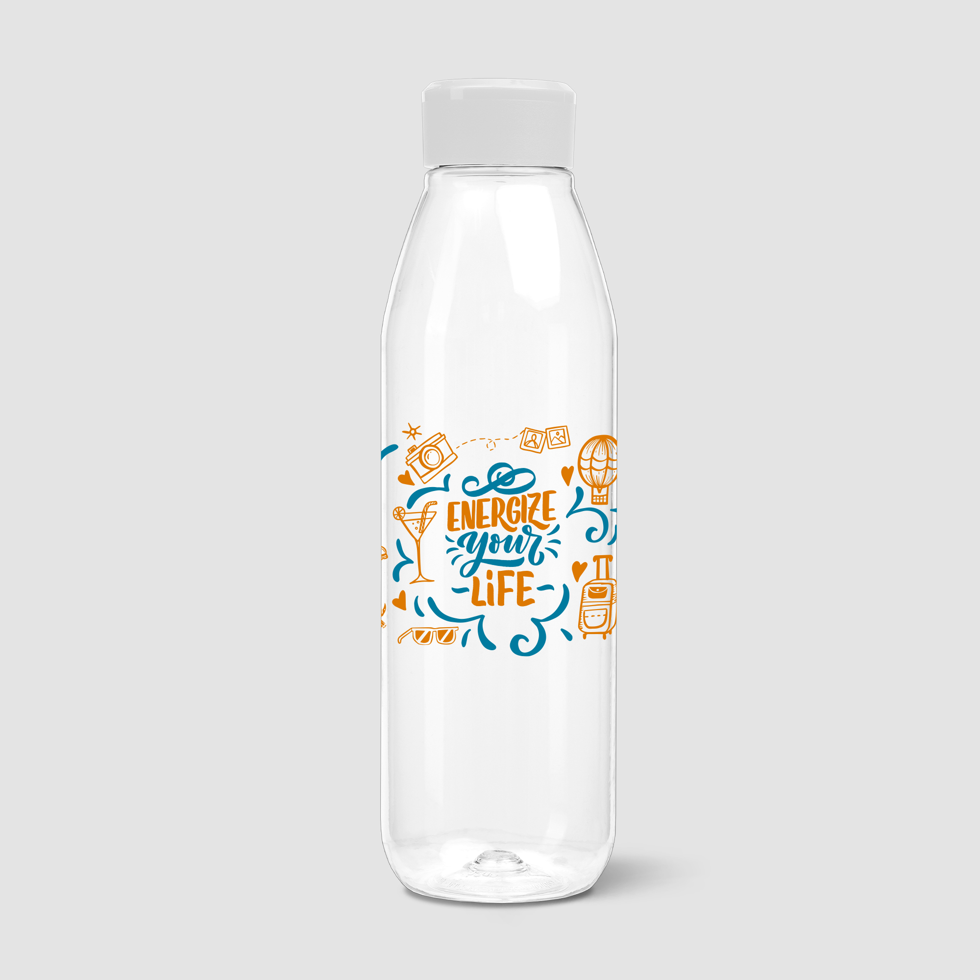 Gourde en Tritan Renew 740 ml personnalisable Salo Blanc