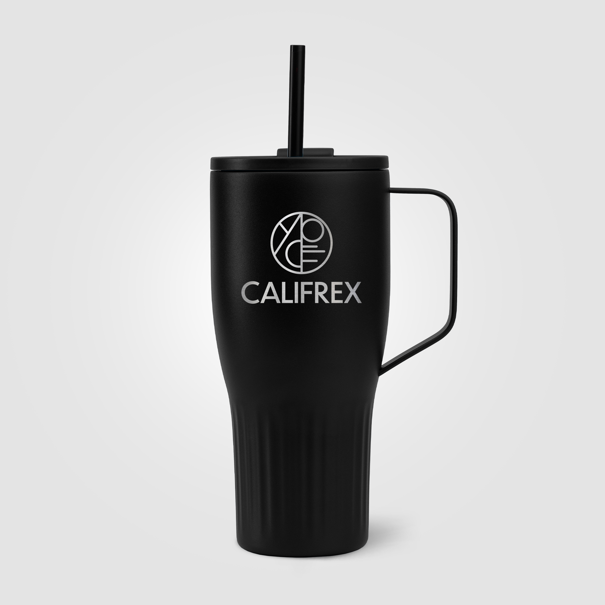 Gobelet isotherme en acier recyclé 890 ml personnalisable Majesty Noir
