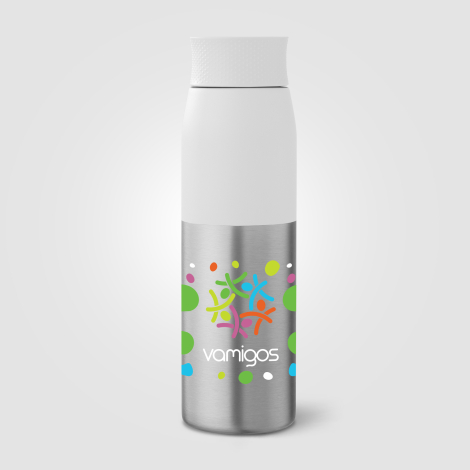 Bouteille isotherme en acier recyclé 650 ml personnalisable Borealis