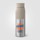 Bouteille isotherme en acier recyclé 650 ml personnalisable Borealis Bouteille isotherme en acier recyclé 650 ml personnalisable Borealis