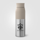 Bouteille isotherme en acier recyclé 650 ml personnalisable Borealis Bouteille isotherme en acier recyclé 650 ml personnalisable Borealis