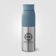 Bouteille isotherme en acier recyclé 650 ml personnalisable Borealis Bouteille isotherme en acier recyclé 650 ml personnalisable Borealis