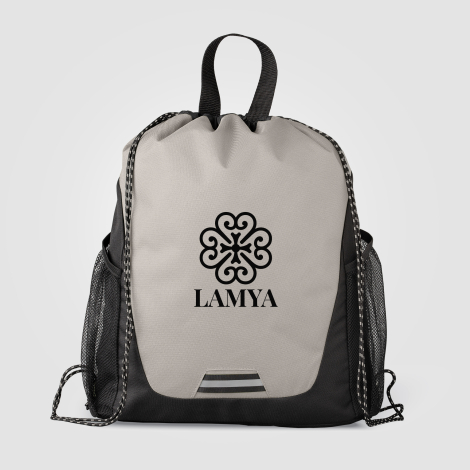 Sac à dos à cordon en polyester recyclé personnalisable Jotun