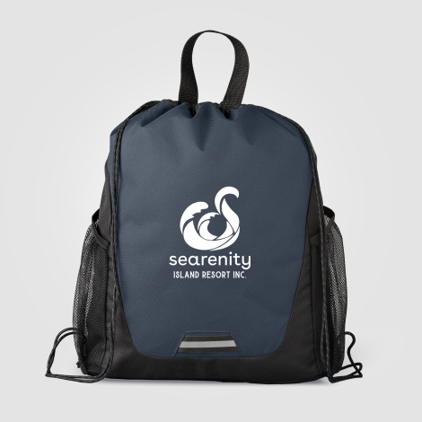 Sac à dos à cordon en polyester recyclé personnalisable Jotun