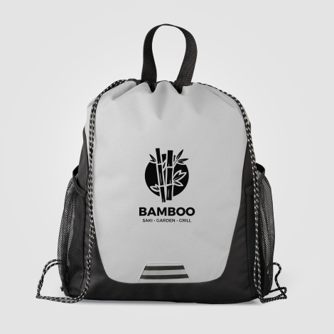 Sac à dos à cordon en polyester recyclé personnalisable Jotun