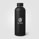 Gourde isotherme en acier recyclé 530 ml personnalisable Astrid Gourde isotherme en acier recyclé 530 ml personnalisable Astrid
