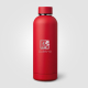 Gourde isotherme en acier recyclé 530 ml personnalisable Astrid Gourde isotherme en acier recyclé 530 ml personnalisable Astrid