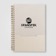 Carnet A5 à spirales en coton recyclé personnalisable Lino Carnet A5 à spirales en coton recyclé personnalisable Lino